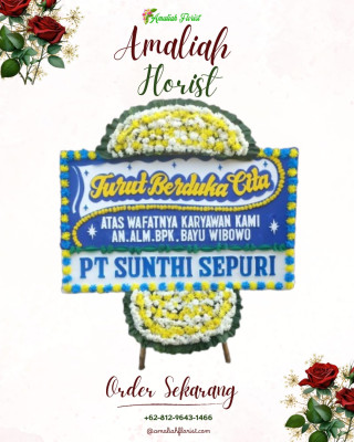 Papan Bunga Duka di Ngesrep