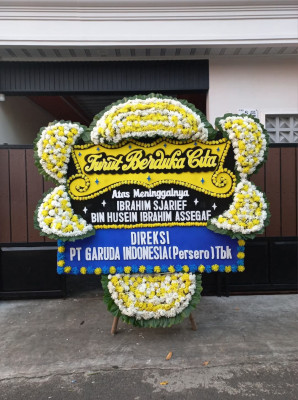 Papan Bunga Duka di Ngesrep
